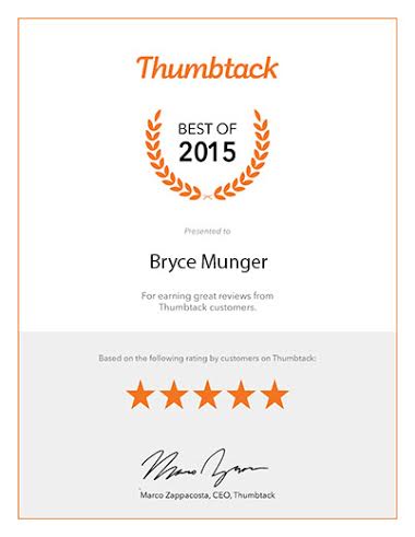 Thumbtack Best of 2015 Award